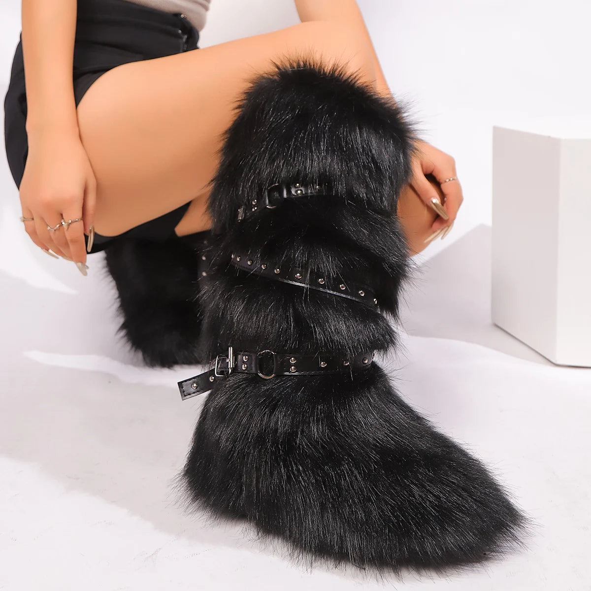 Plush Furry Boots