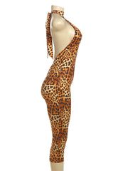 Sophie Leopard Print Romper