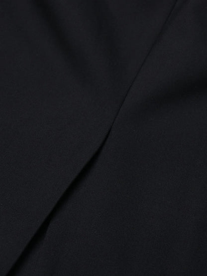 Notched Collar Belt Temperament Blazer