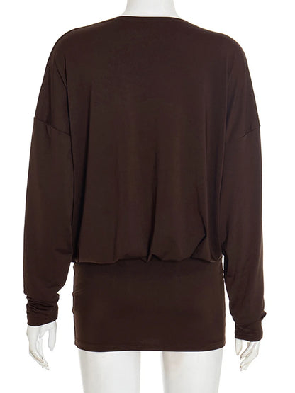 Nellie Ruched Mini Dress
