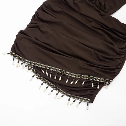 Bohemian Gyal Ruched Dress