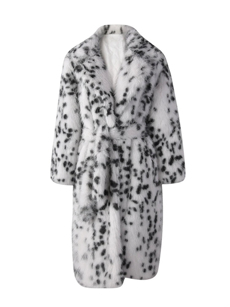 Opulent Fur Plush Coat