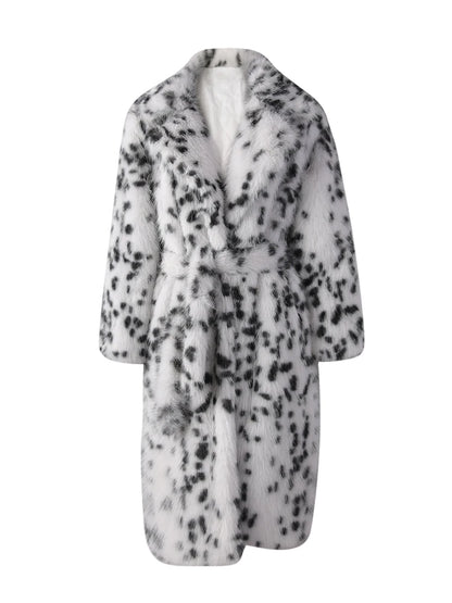 Opulent Fur Plush Coat
