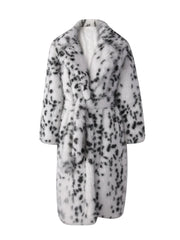 Opulent Fur Plush Coat