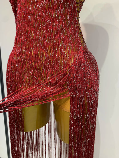 Gizel Tassel Maxi Dress
