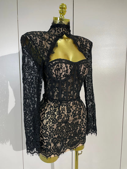 Josianne Lace Mini Dress