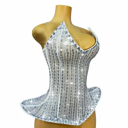 Lizzy Rhinestone Tube Top