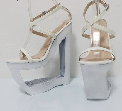 Stunt Queen Wedge High Heels