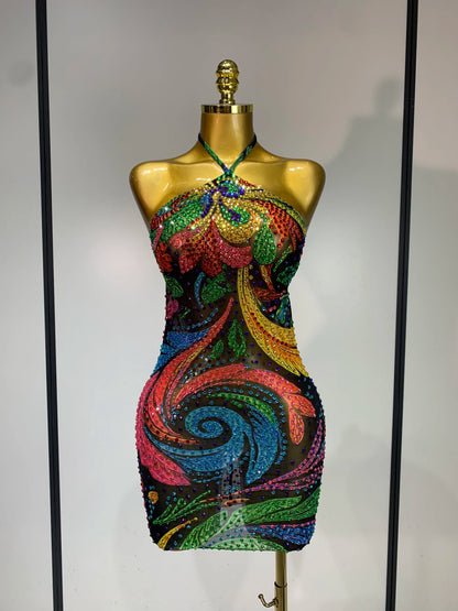 Vibrant Mini Dress