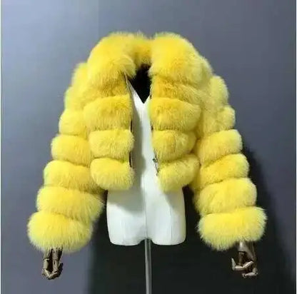 Lapel Fur Coat