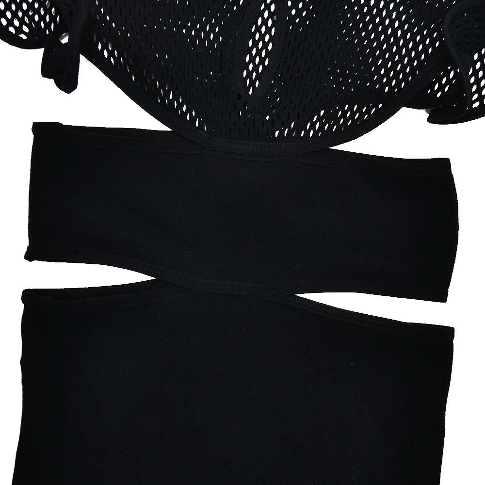 Laurie Mesh Romper