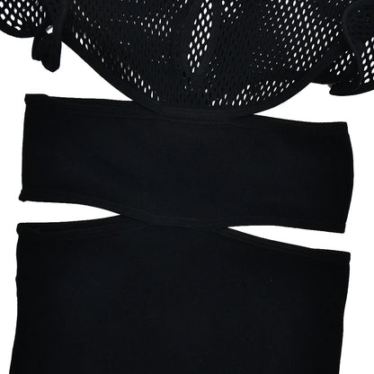 Laurie Mesh Romper