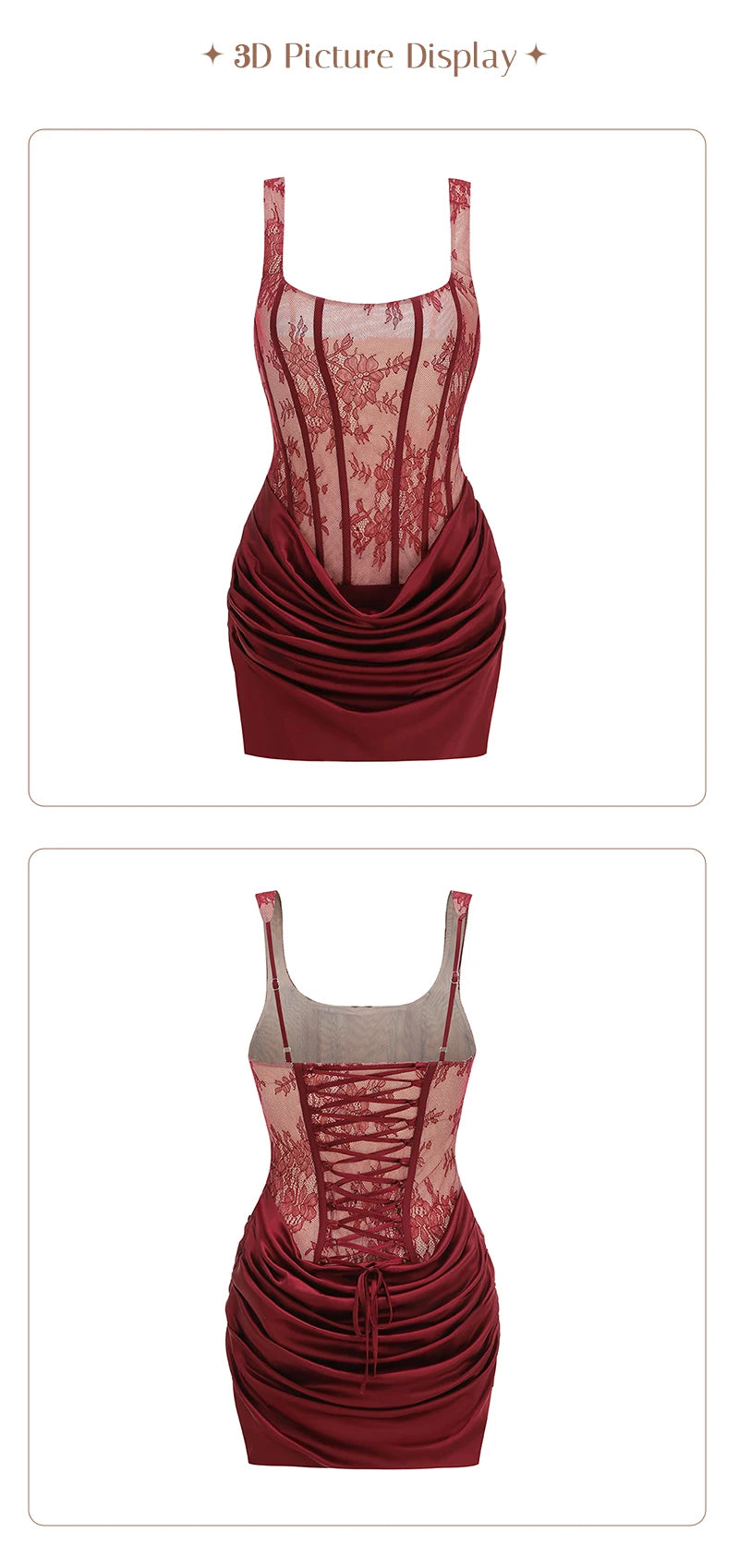 Bodice Corset Mini Dress