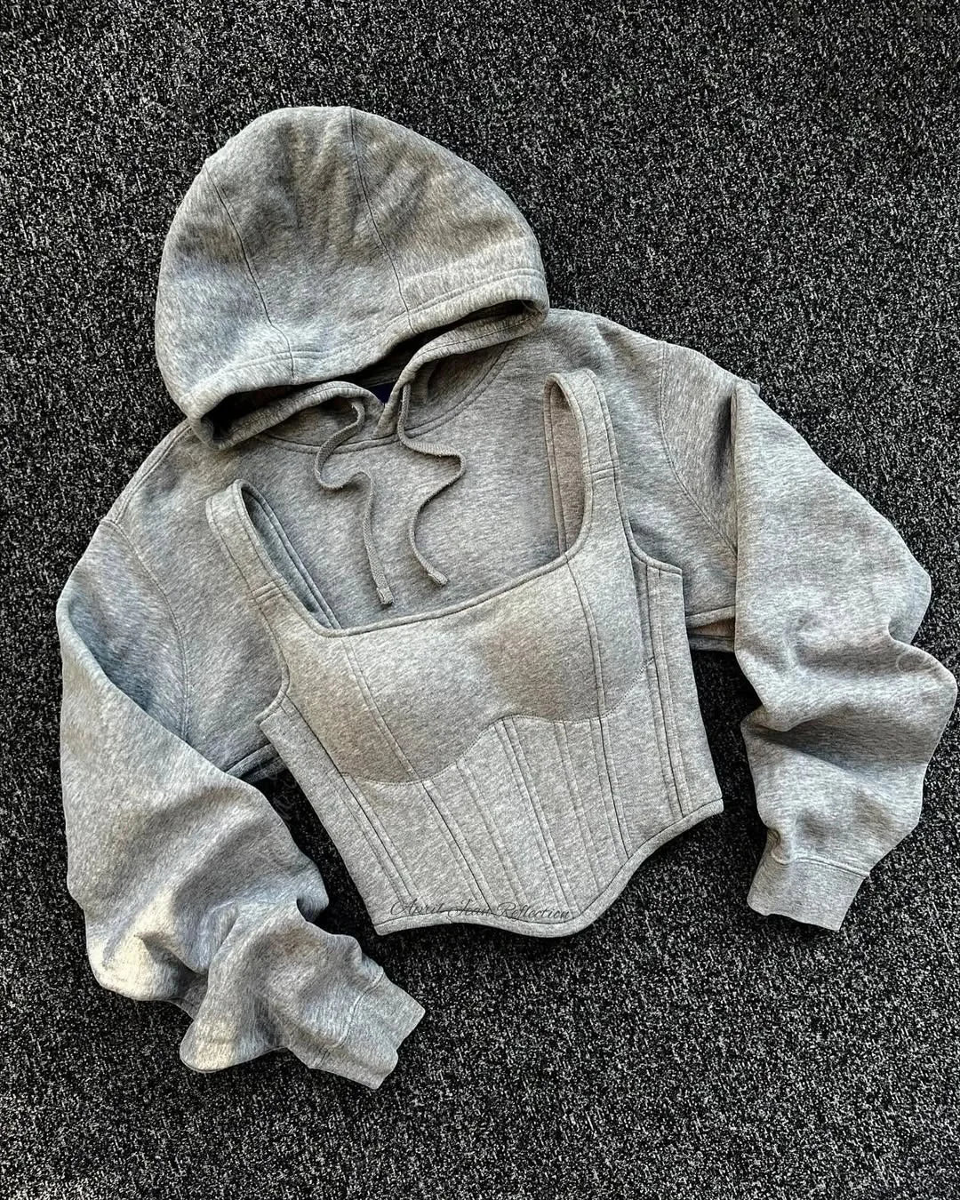 Chic Bandage Corset Hoodie