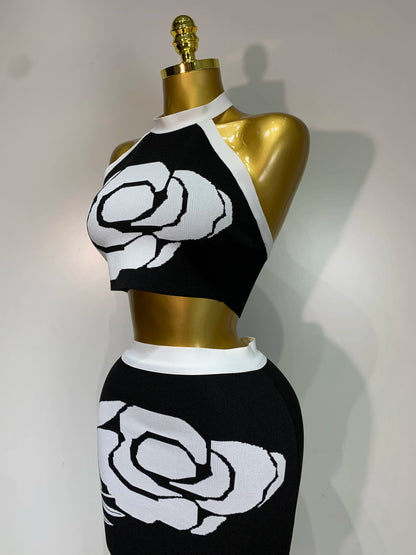 Tanesha Bandage Skirt Set