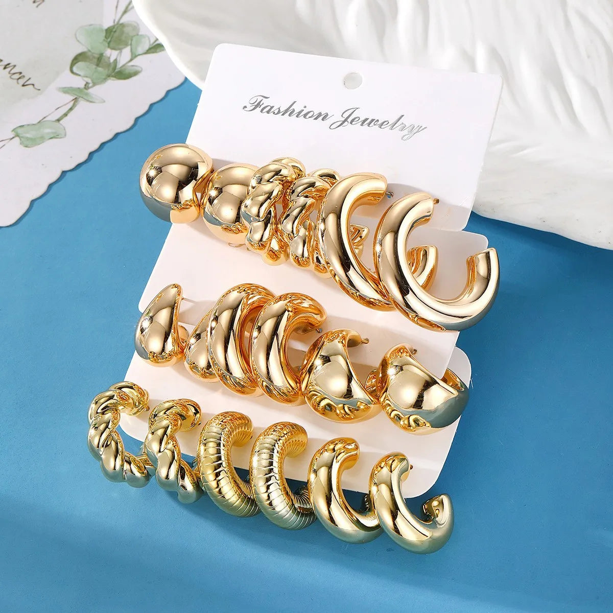 Chunky  Vintage Drop Earring