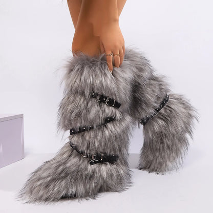 Plush Furry Boots