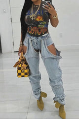 Serena High Waist Jeans Fashion Closet Clothing