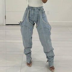 Serena High Waist Jeans Fashion Closet Clothing