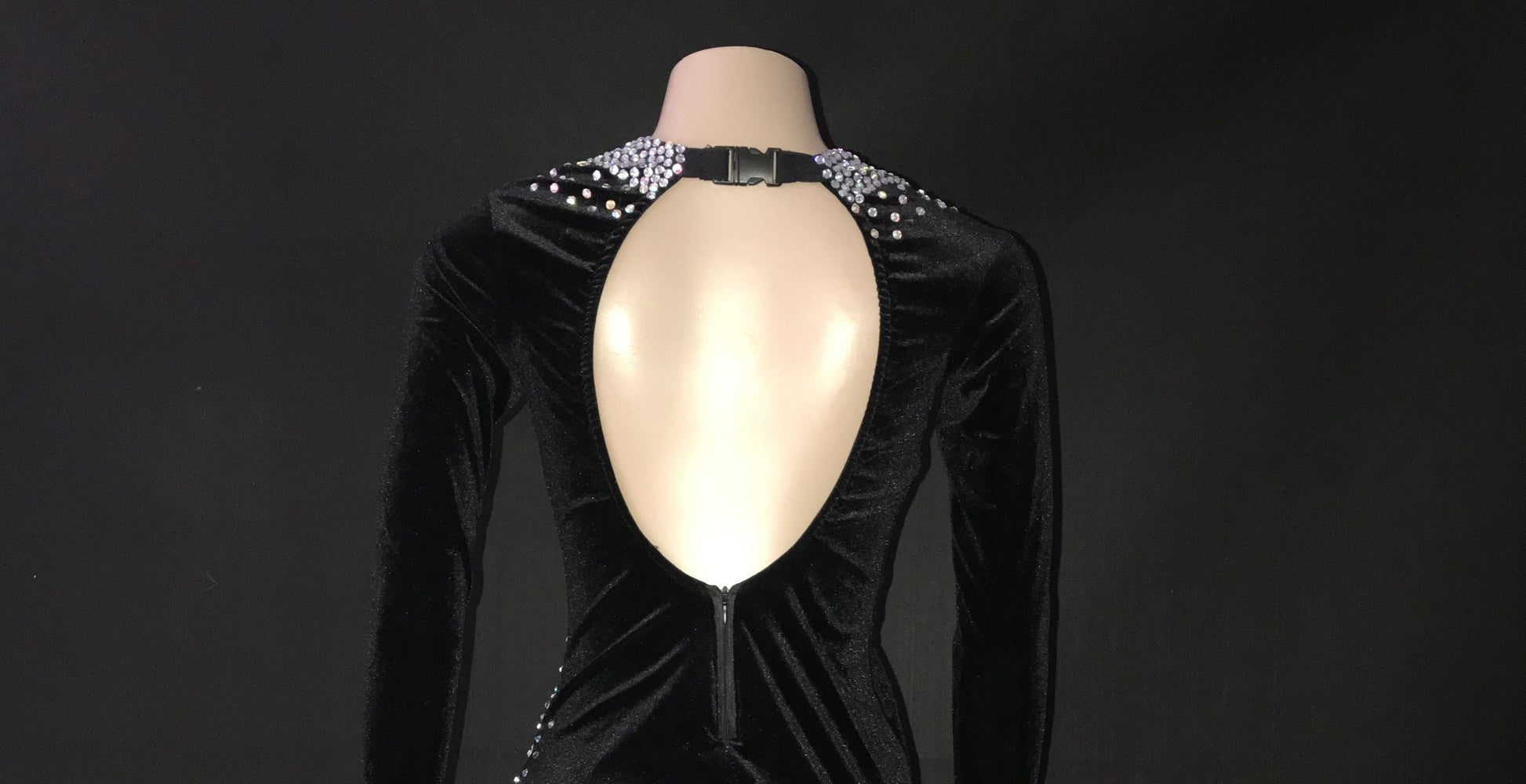 Sexy Silver Stones Dress- Black Fashion Closet Clothing