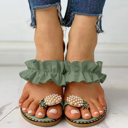 Pineapple Pearl Bohemian Sandals