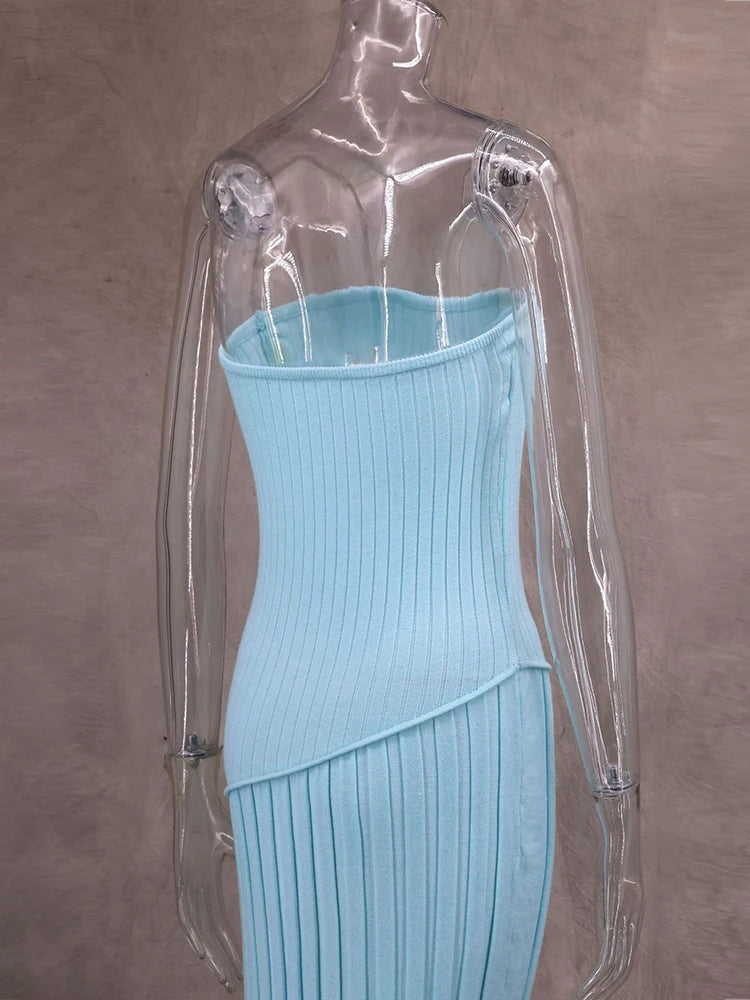 Ashlea Blue Maxi Dress