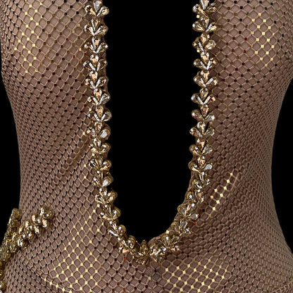 Michelle Sequins Maxi Dress