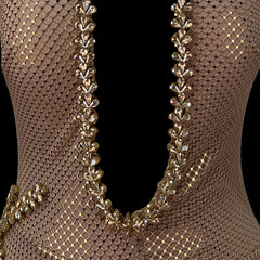 Michelle Sequins Maxi Dress