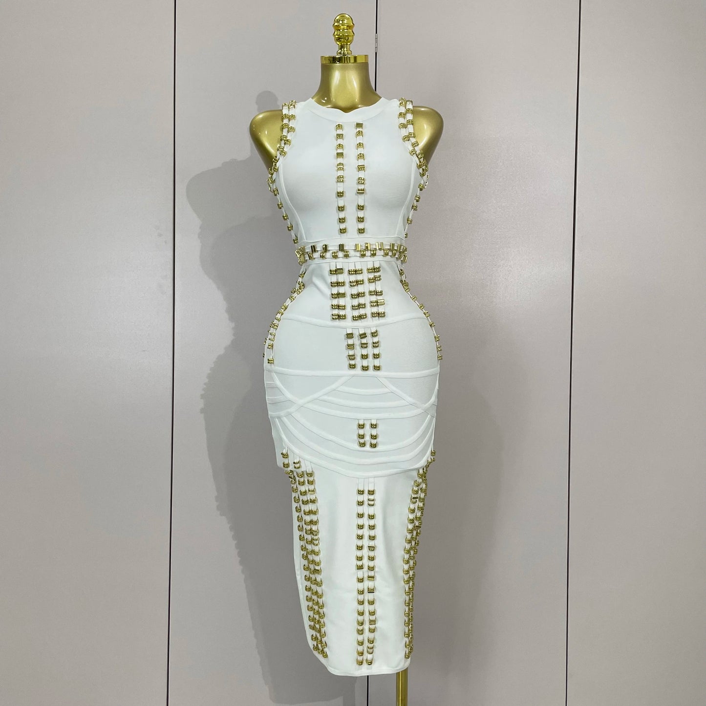Hollywood Bandage Midi Dress
