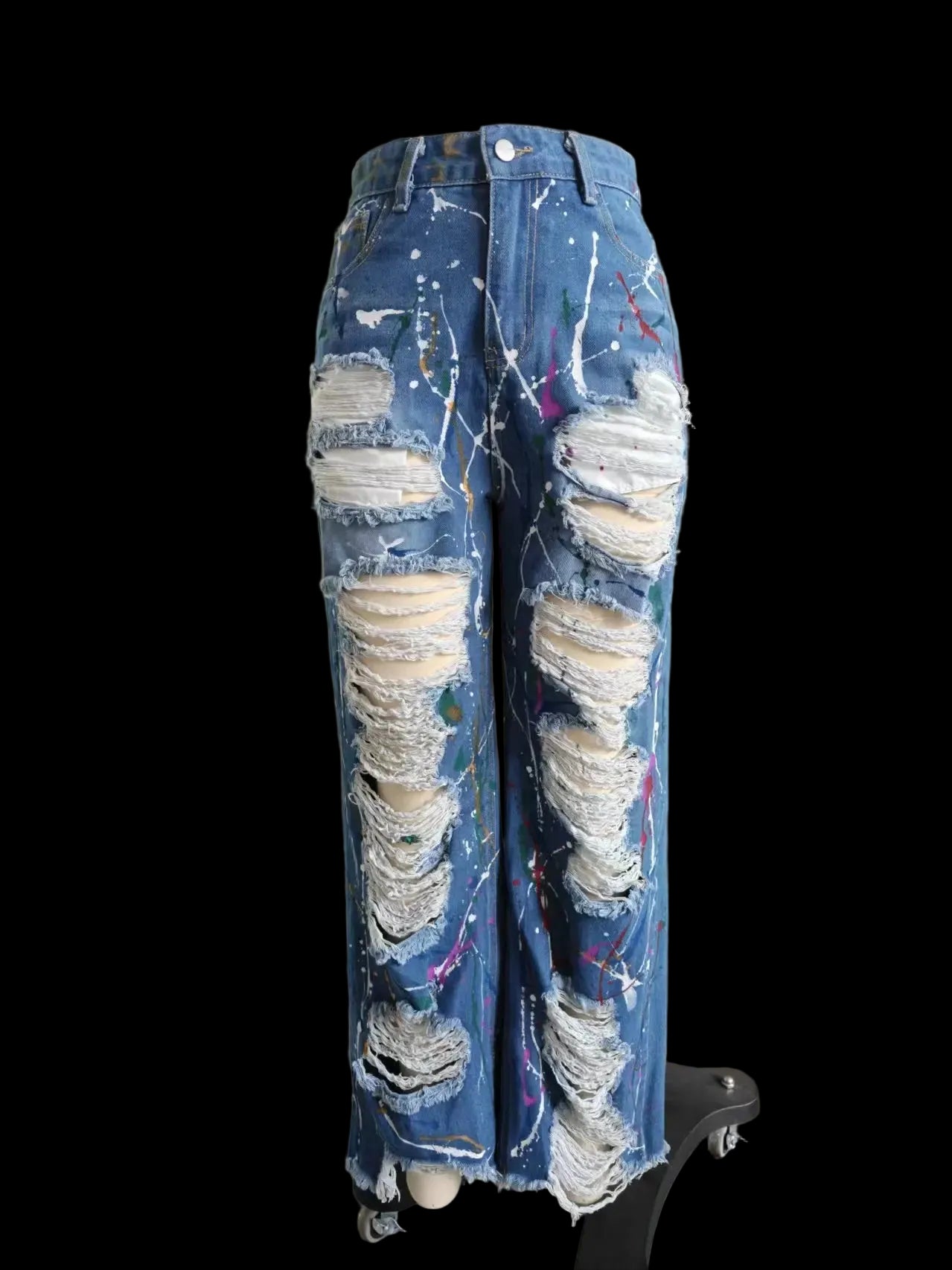 Retro Ripped Jeans
