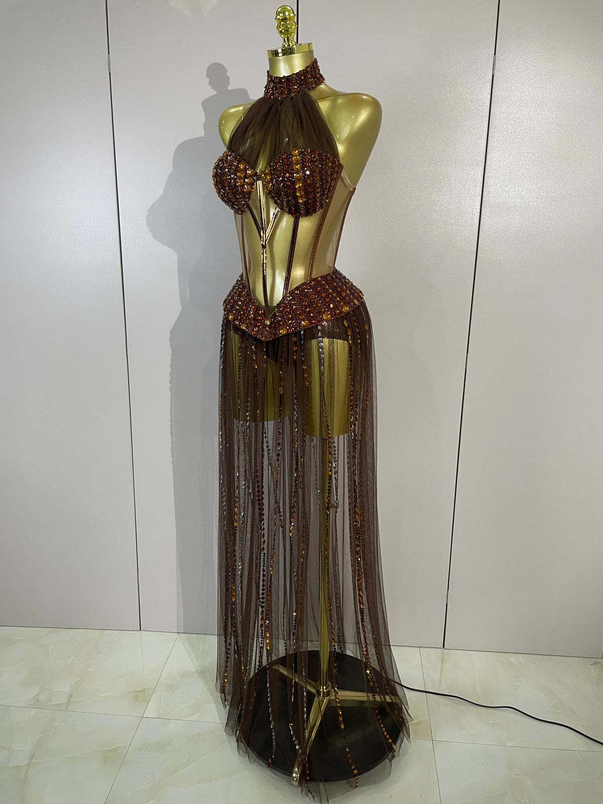 Norly Bodysuit Maxi Dress