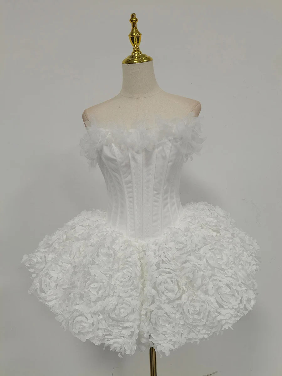 Princessa Floral Vorset Mini Dress