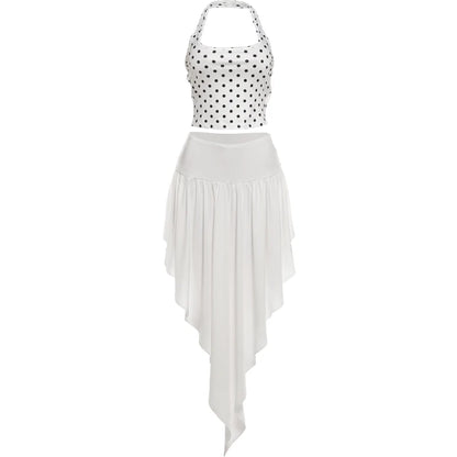Polka Dot Skirt Set