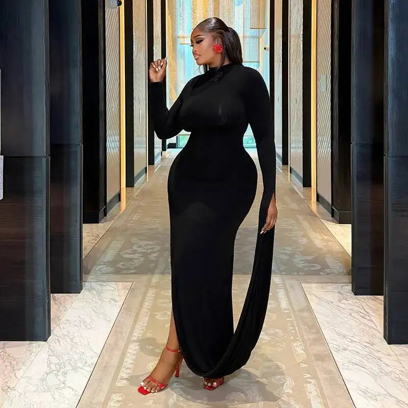 Linsey Turtleneck Maxi Dress