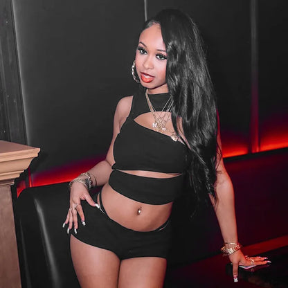 Mercilia Cropped Short Set
