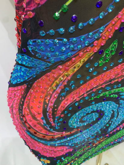 Vibrant Mini Dress