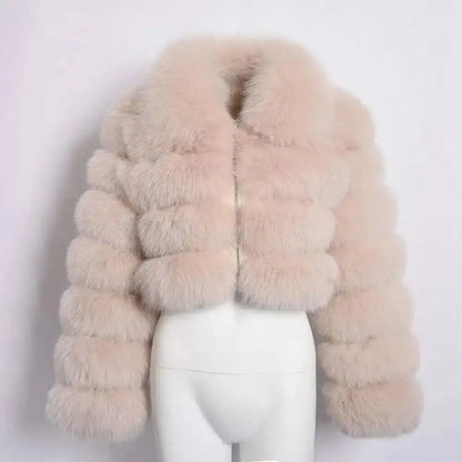 Lapel Fur Coat