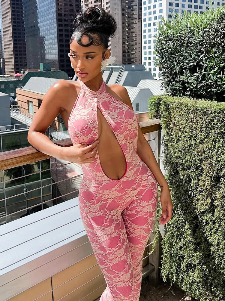 Shayna Mesh Jumpsuit