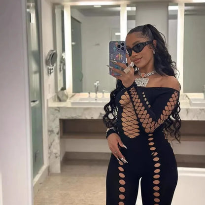 Karin Mesh Jumpsuit
