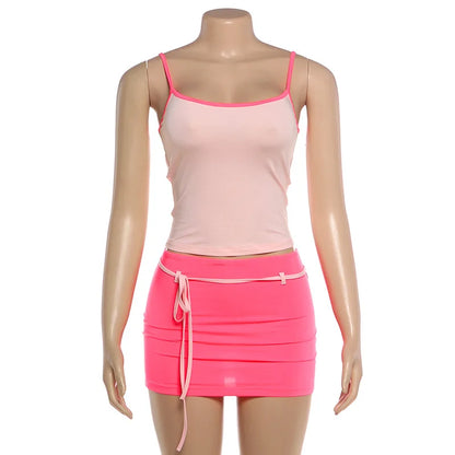 Tisha Mini Skirt Set