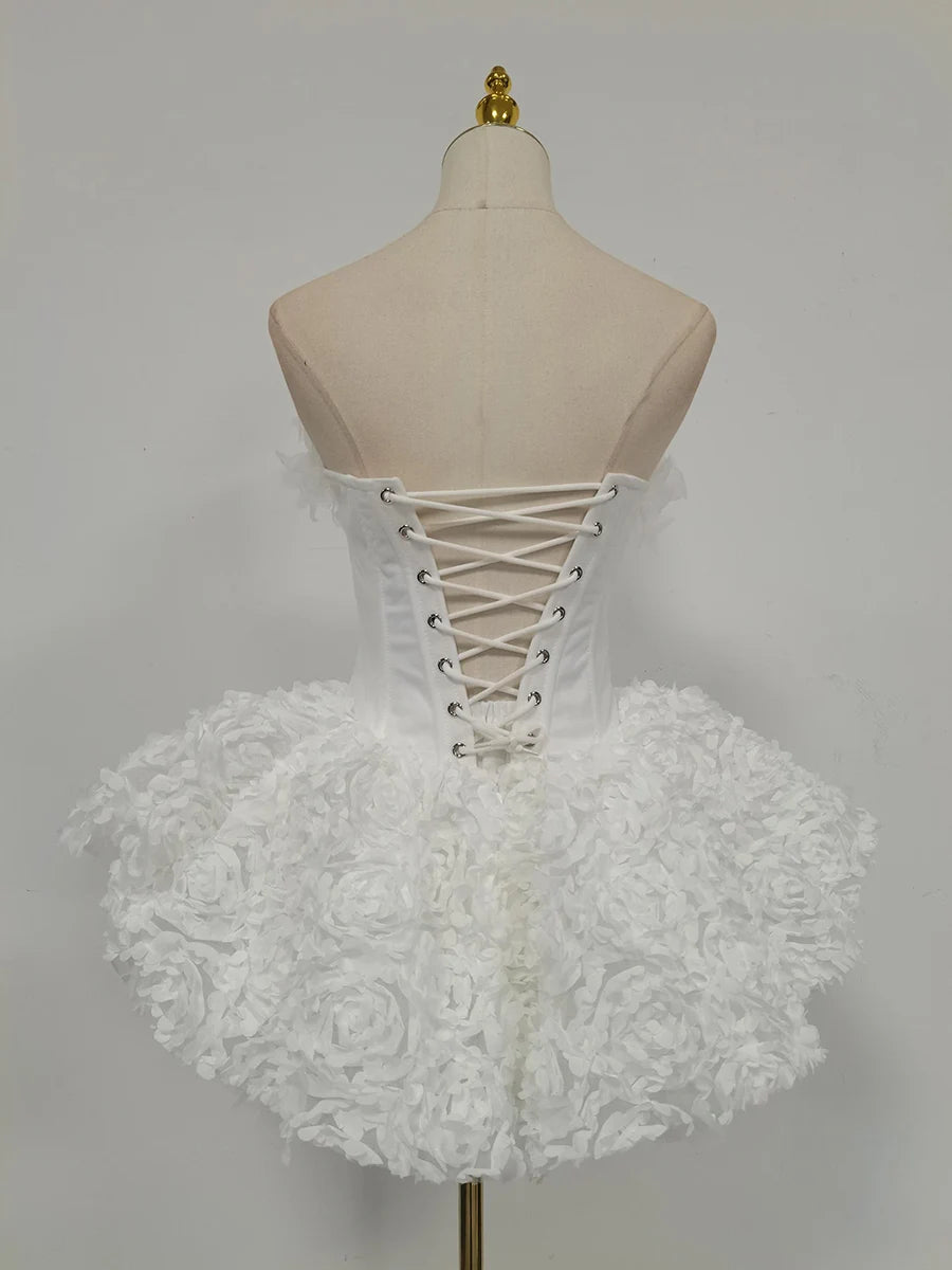 Princessa Floral Vorset Mini Dress