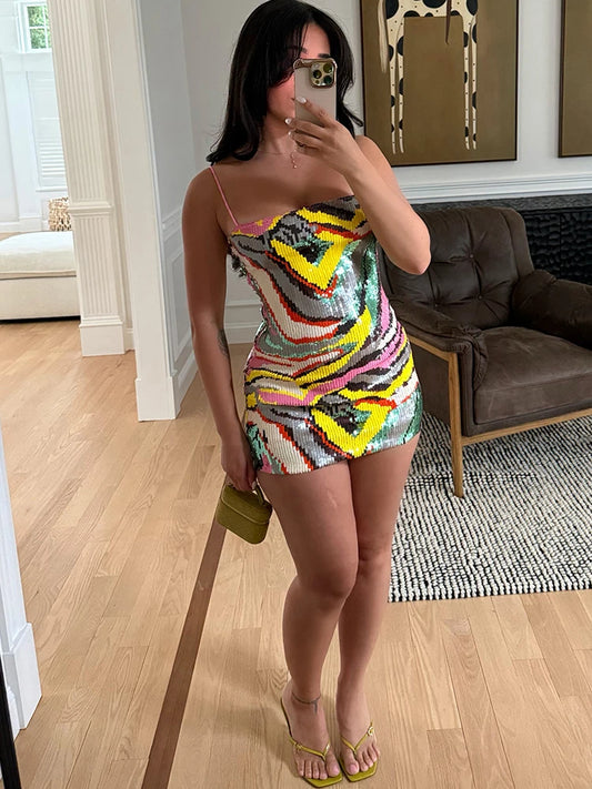 Kenna Sequin Mini Dress
