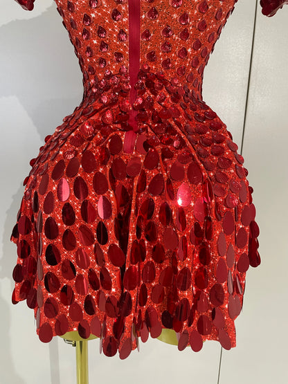 Life Of The Party Sequins Dress