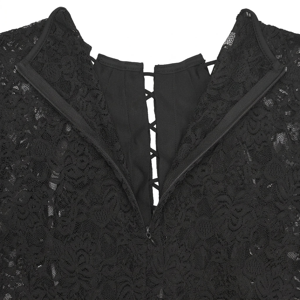 Dark Desire Lace Mini Dress