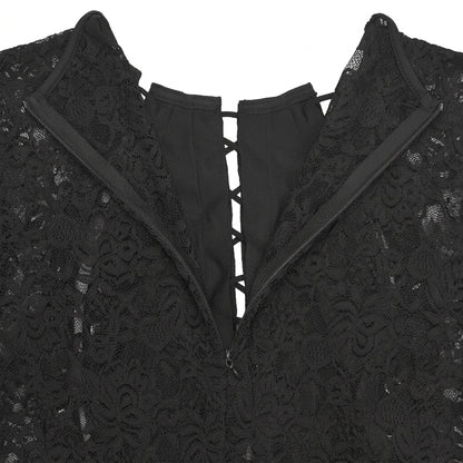 Dark Desire Lace Mini Dress