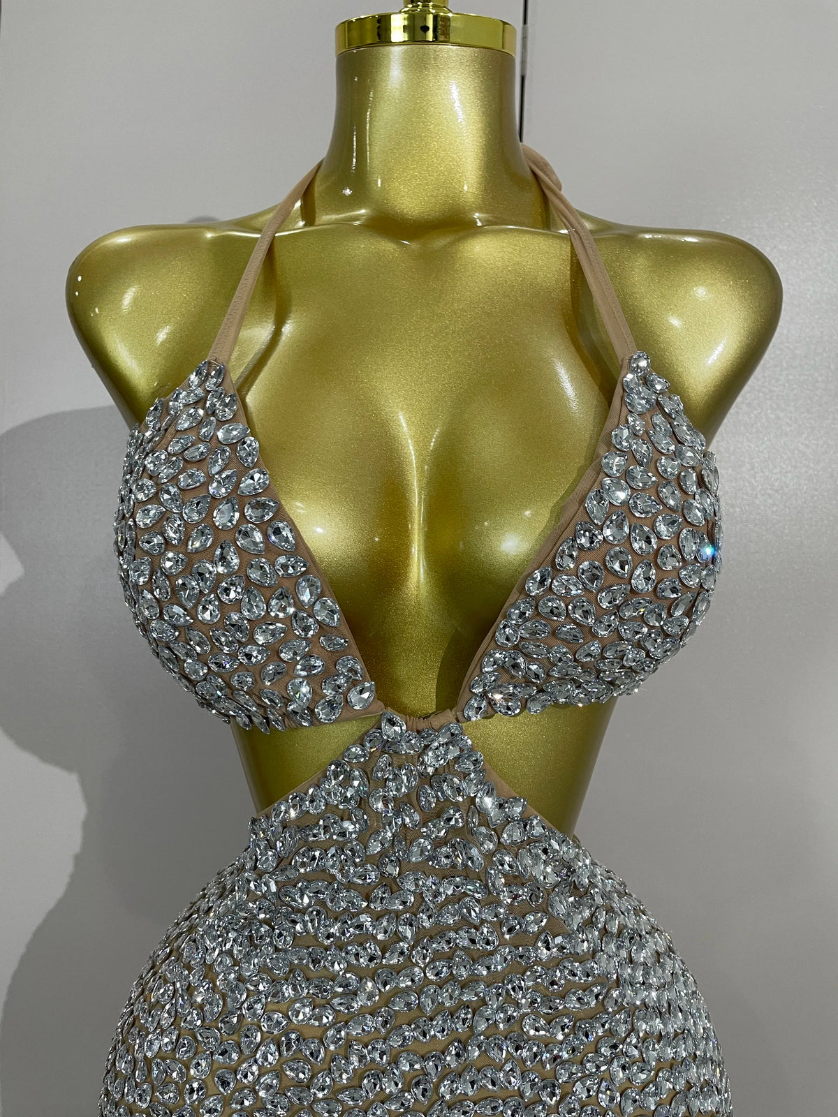 She Sparkle Mesh Mini Dress