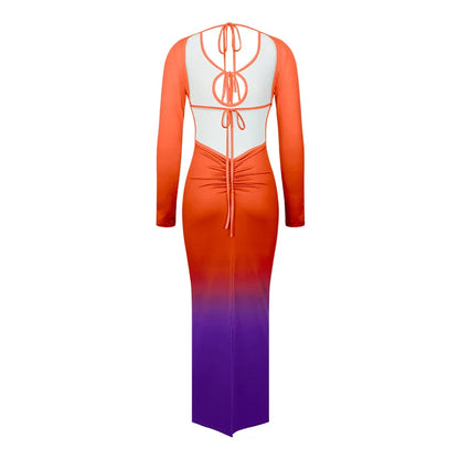 Raven Gradient Maxi Dress