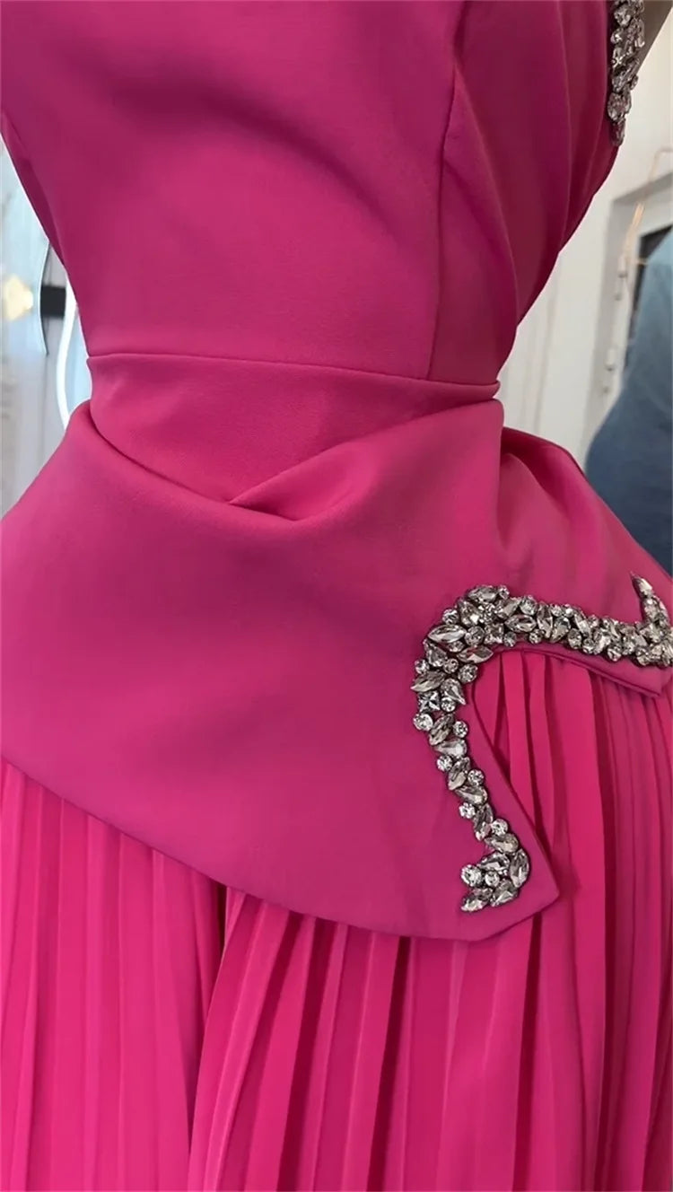 Katrine Pleated Wide Leg Pants Set