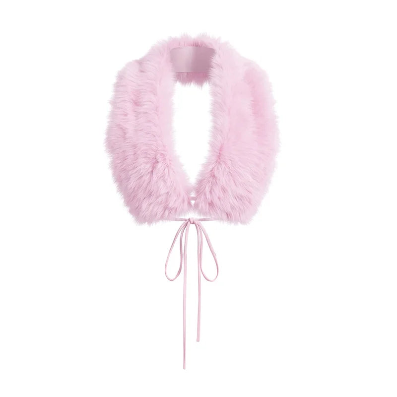 Fluffy Fur est Top Pants Set