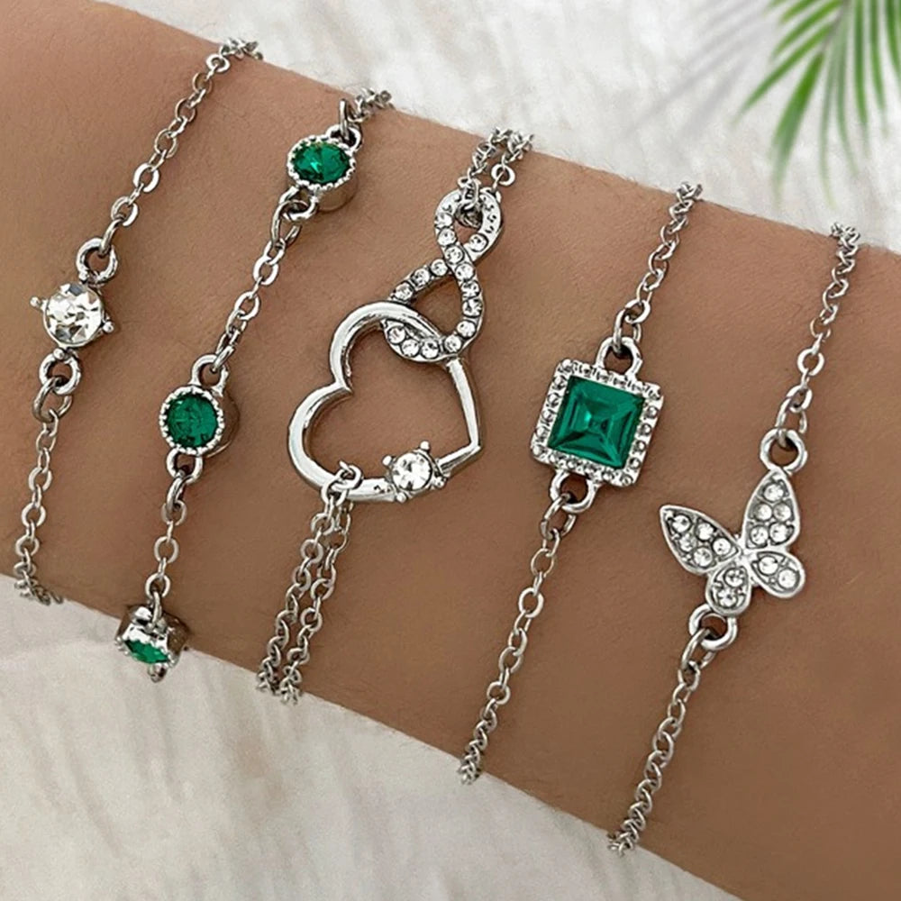 5pcs Vintage Bracelet Set